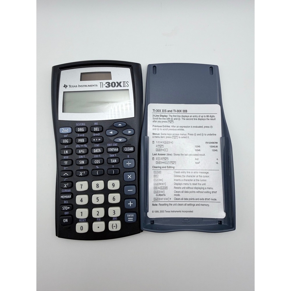Texas Instruments TI-30XIIS Scientific‎ Calculator Black